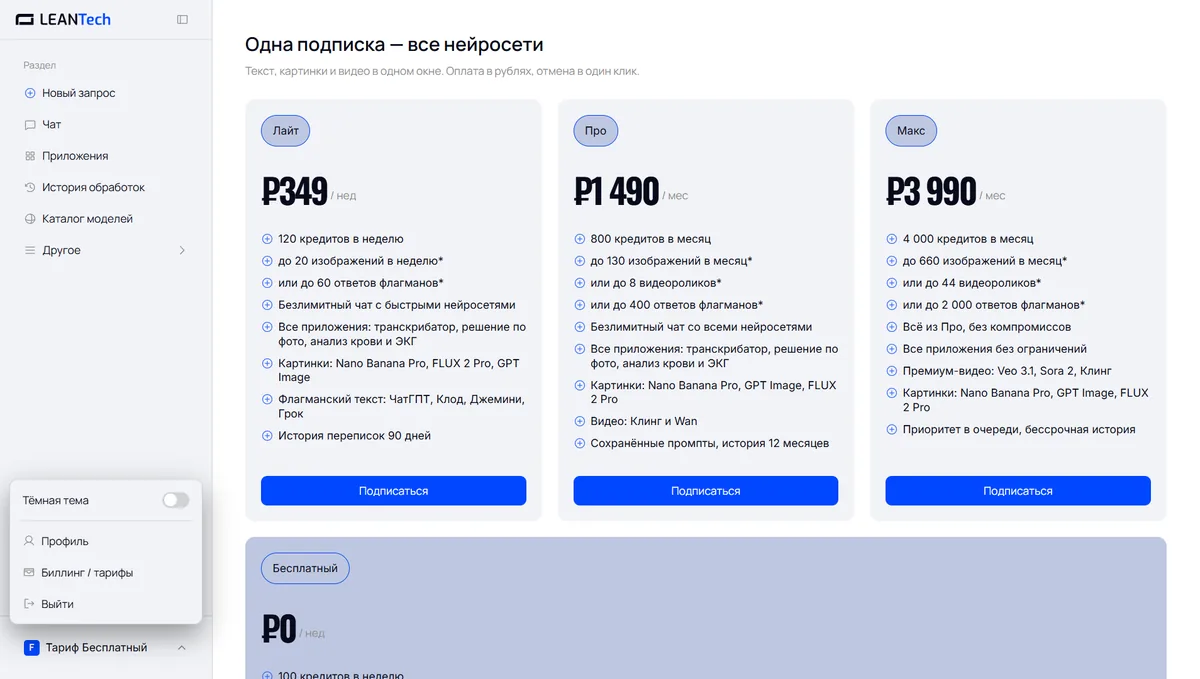 Оплата доступа к Replit картой РФ